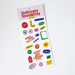 SSD 2026 Shop Signs Sticker Sheet