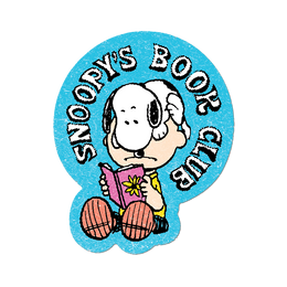 Snoopy's Book Club Sticker