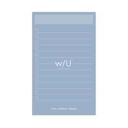 W/U Blue To-Do Slim Sticky Notes