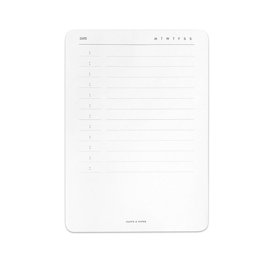 Small Schedule Notepad – Penny Post, Alexandria VA