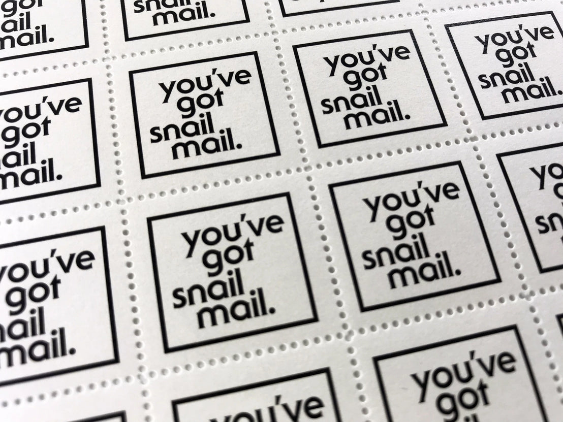 Snail Mail Stamp Stickers