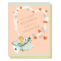 Soaring Cupid Valentine, Driscoll Design