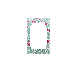 Strawberry Print Notepad