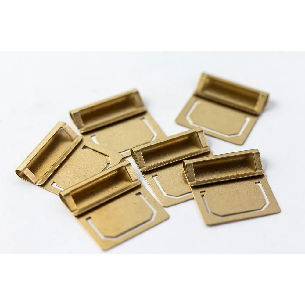 Brass Index Clips, Traveler's Company – Penny Post, Alexandria VA