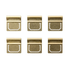 Brass Index Clips, Traveler's Company