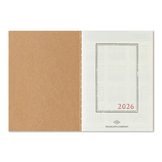2026 Passport Monthly Refill, Traveler's Company