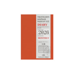 2026 Passport Monthly Refill, Traveler's Company