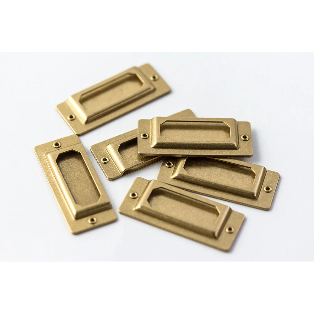 TRC Brass Label Plate, Traveler's Company