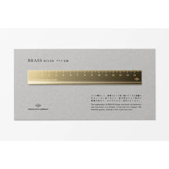 TRC Brass Ruler, Traveler's Company