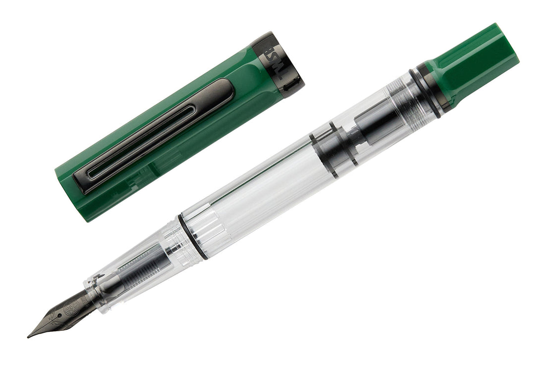 ECO Irish Green with Onyx Fountain Pen, TWSBI