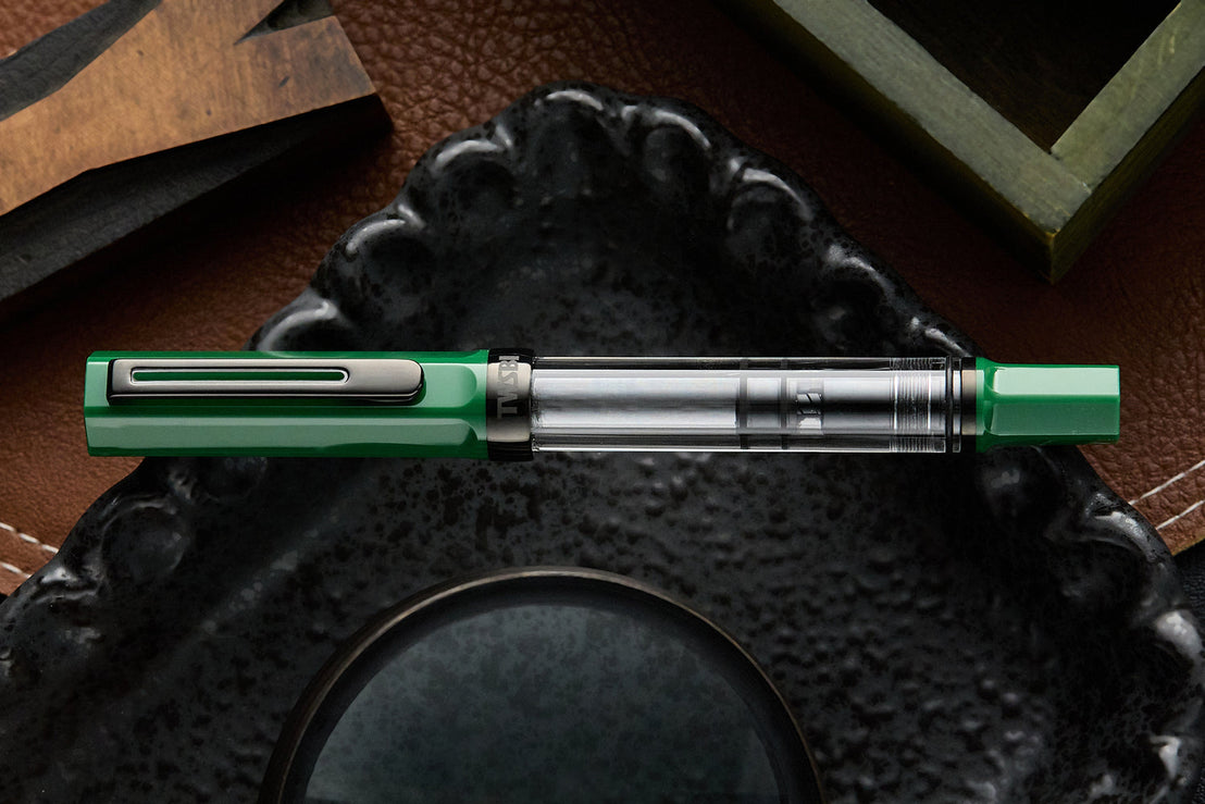 ECO Irish Green with Onyx Fountain Pen, TWSBI