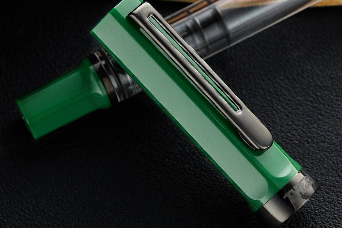 ECO Irish Green with Onyx Fountain Pen, TWSBI