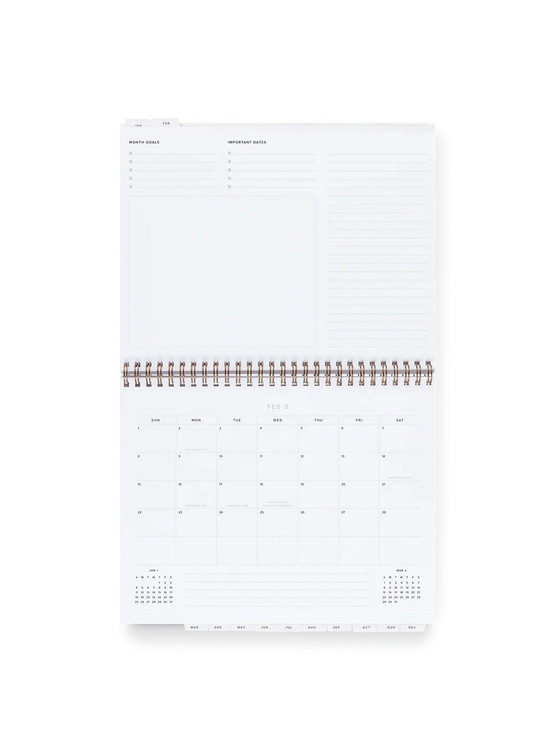 Appointed 2026 Weekly Task Planner