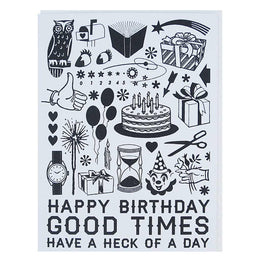 Heck of a Birthday, Regional Assembly of Text