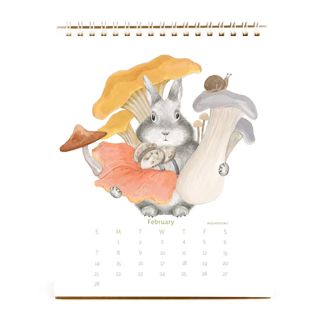 2027 Farmer's Market Bunny Calendar
