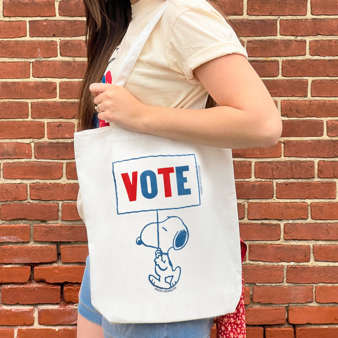 Snoopy Go Vote Tote