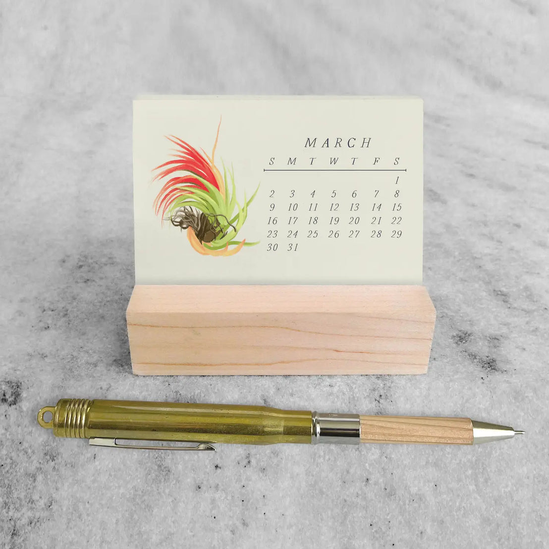 2025 Tillandsia Mini Desk Calendar