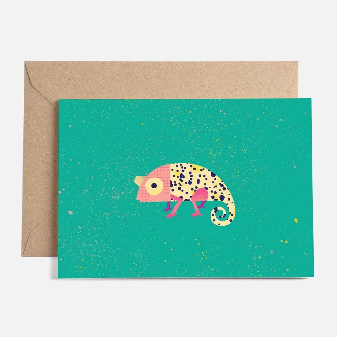 Tiny Chameleon Card, Sunny Beast