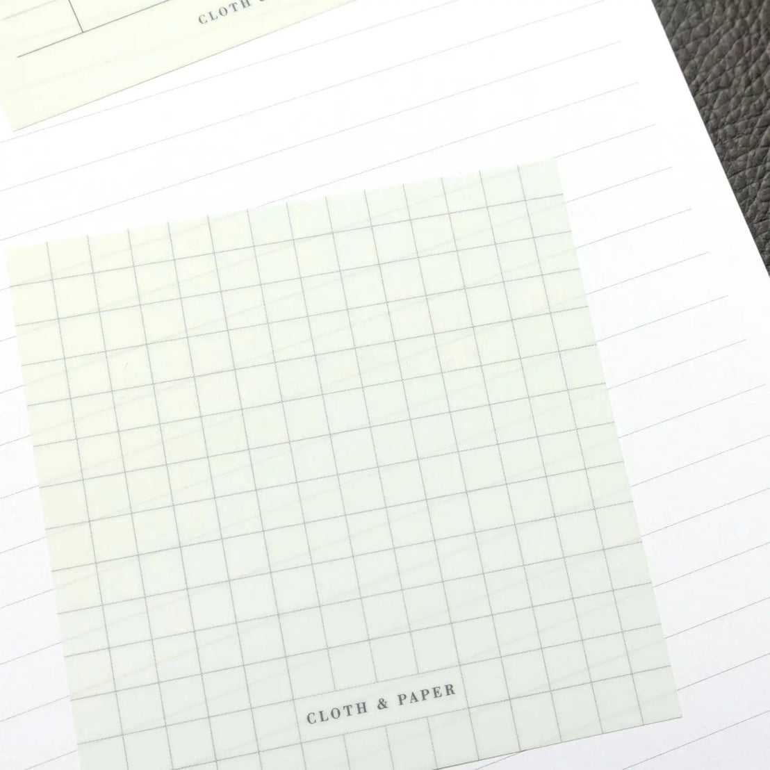 Transparent Graph Sticky Notes