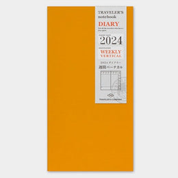 2024 Regular Diary Weekly Vertical, Traveler's Company (Pre-order)