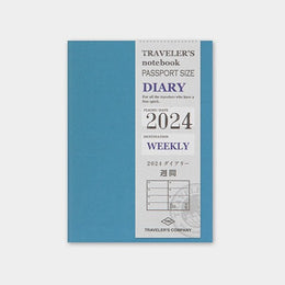 2024 Passport Diary Weekly, Traveler's Company (Pre-order)