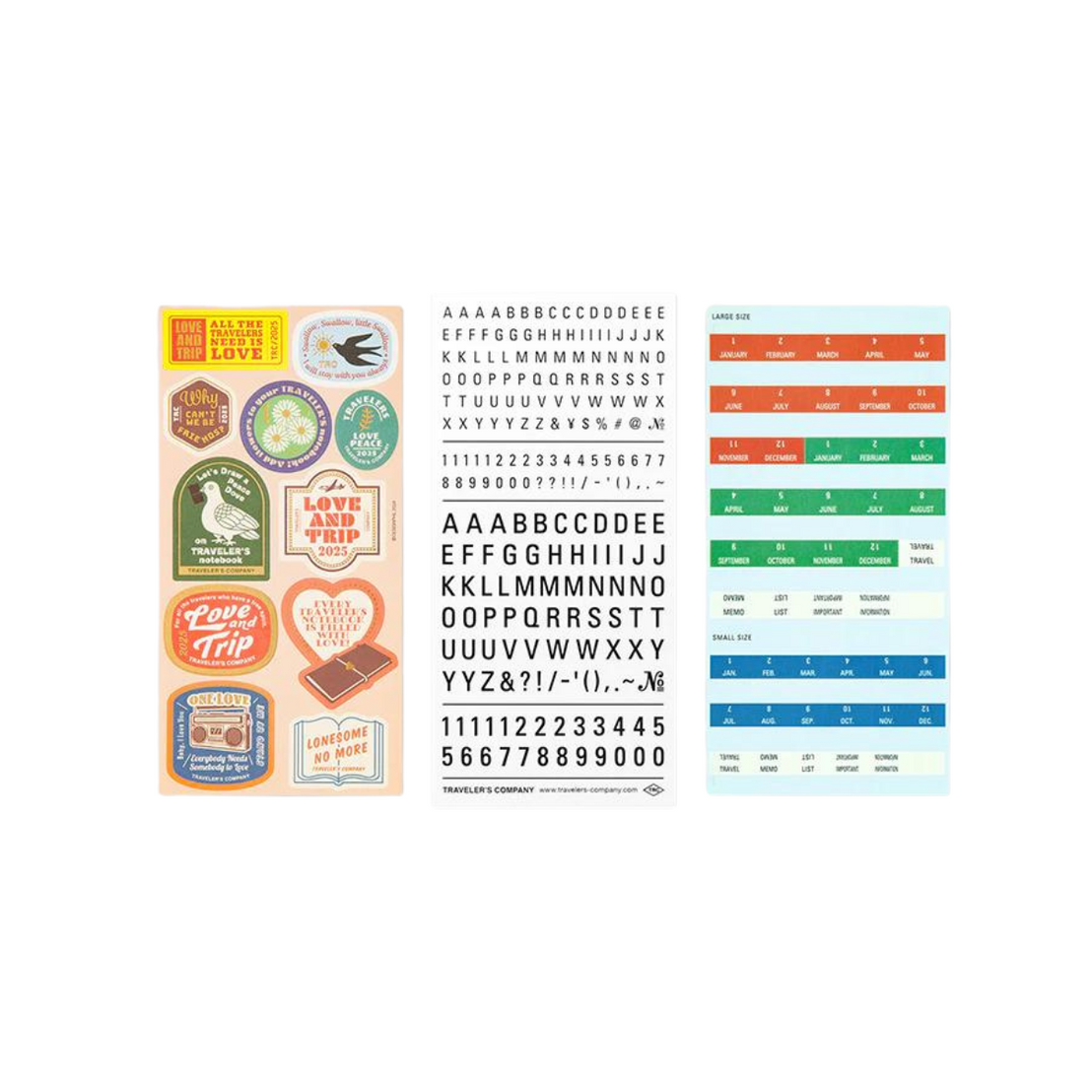 2025 Sticker Set, Traveler's Company