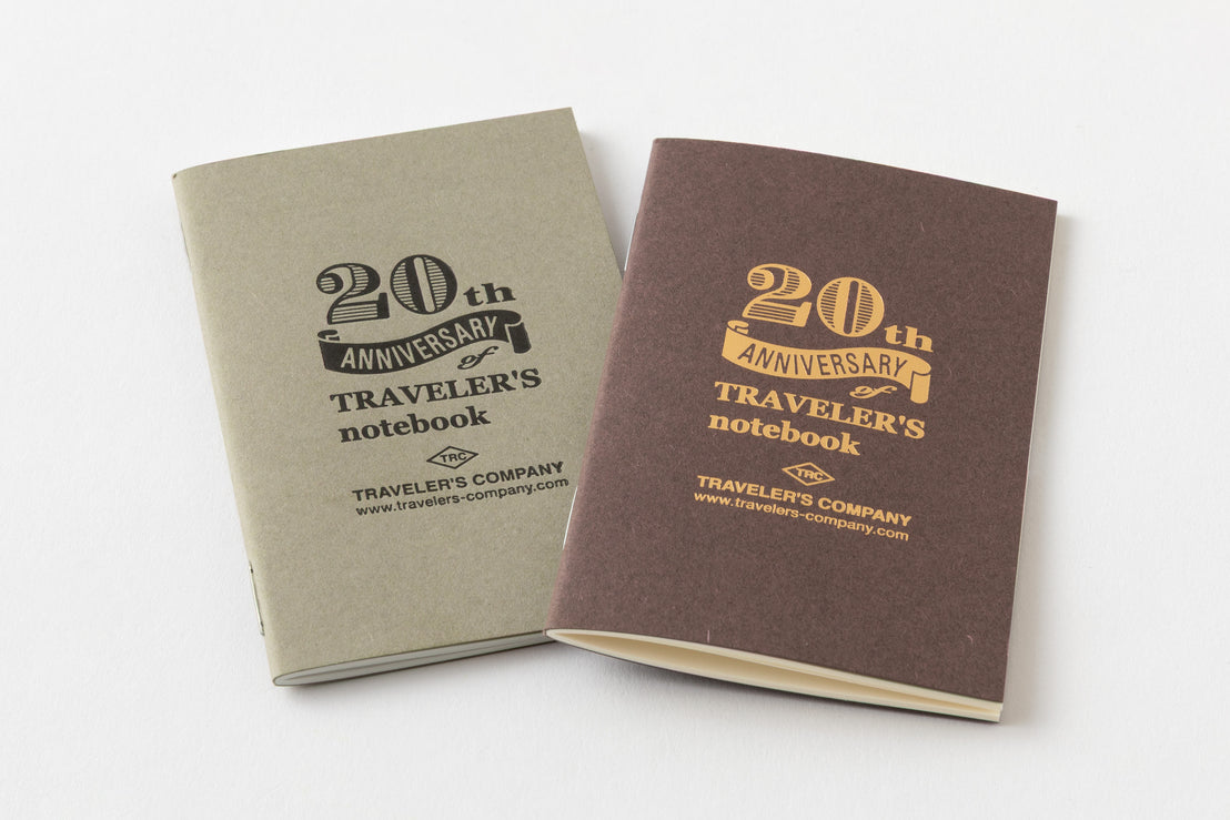 Traveler's Company 20th Anniversary Card Size Set | Brown