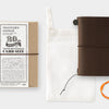 Traveler's Company 20th Anniversary Card Size Set | Brown