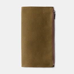 TRAVELER’S FACTORY Olive Regular Canvas Zipper Case, Traveler's Company