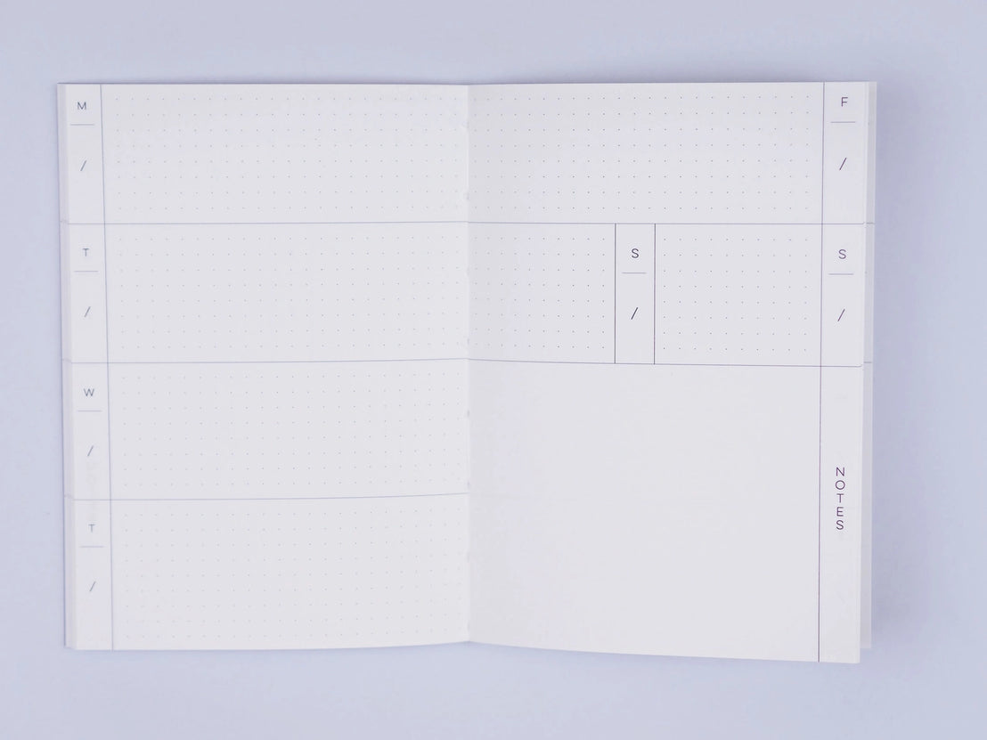Overlay Shapes #2 Weekly Pocket Planner, The Completist