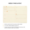 2027 Poche Weekly Planner | Brown