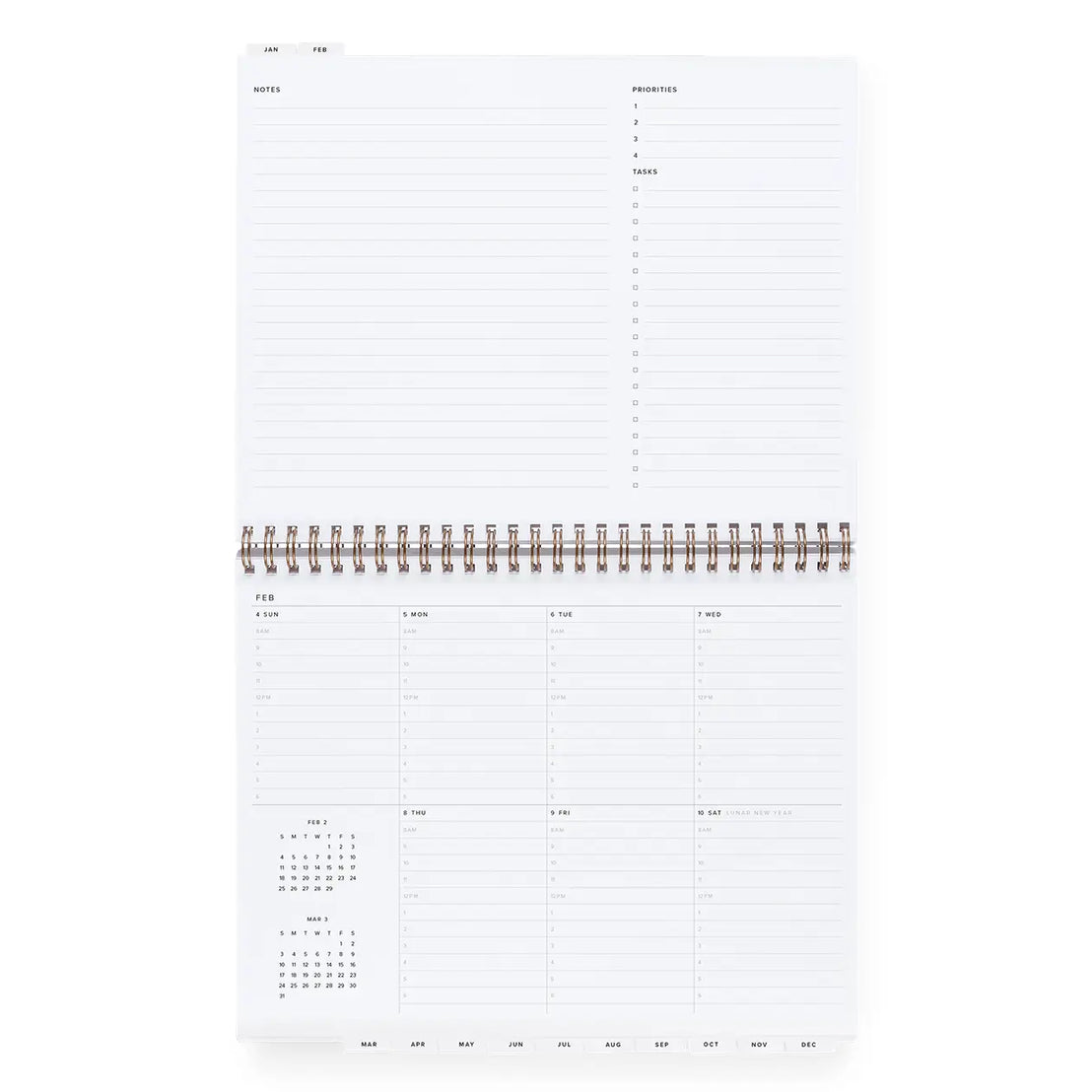 Appointed 2025 Weekly Task Planner