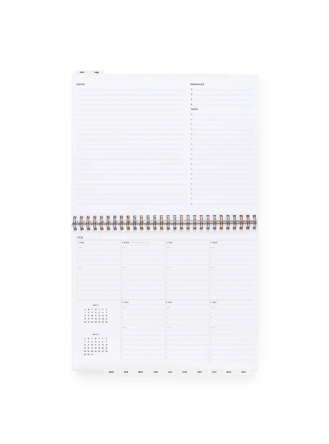 Appointed 2026 Weekly Task Planner