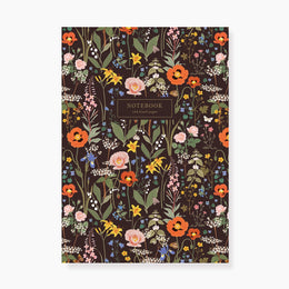 Wild Flowers Deluxe Notebook, Botanica Paper Co.