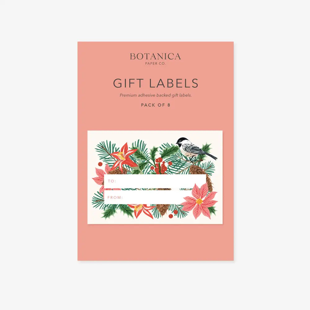 Winter Flora Labels