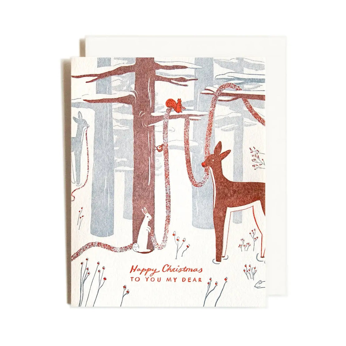 Woodland Christmas, Homework Letterpress