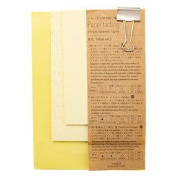 Yellow Paper Tasting Set, Yamamoto Paper