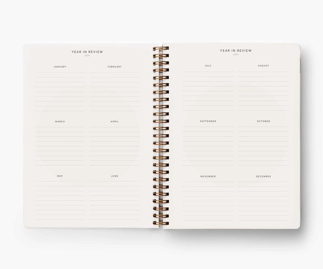 2024 Flores Spiral Planner, Rifle Paper Co.