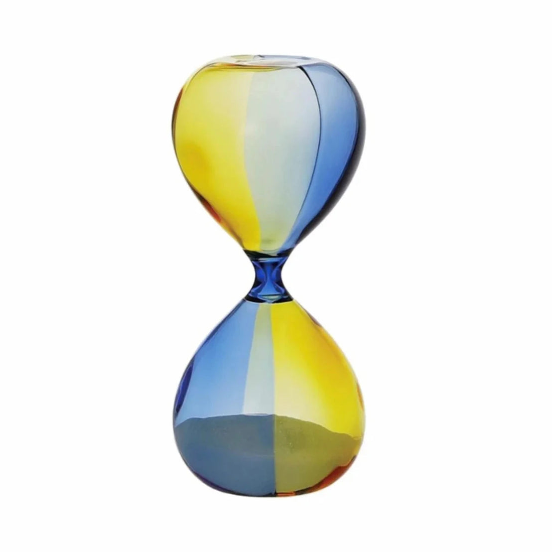 Blue + Yellow 5 Min Hourglass