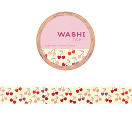 Cherry Hearts Washi Tape