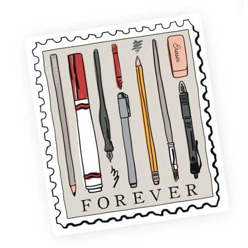 Pens & Pencils Forever Sticker