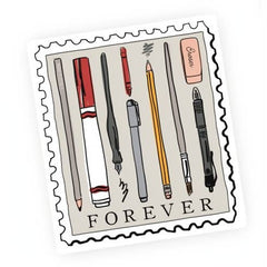 Pens & Pencils Forever Sticker