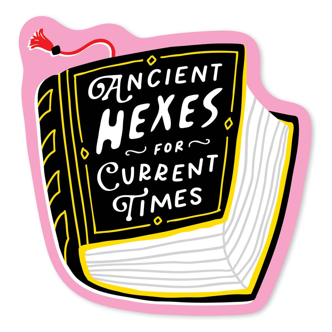 Book of Hexes Sticker