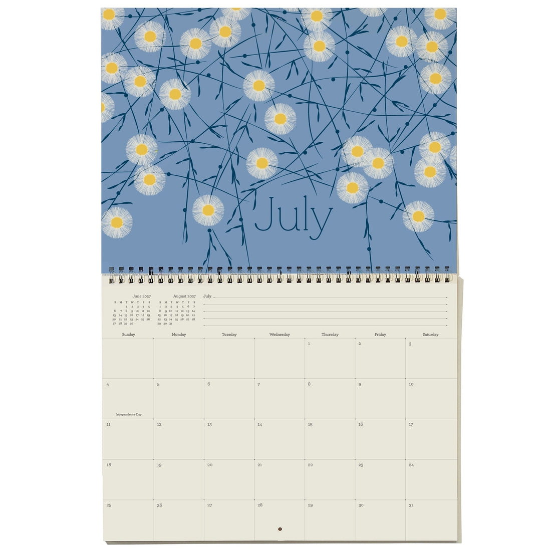 2027 Write-On Calendar