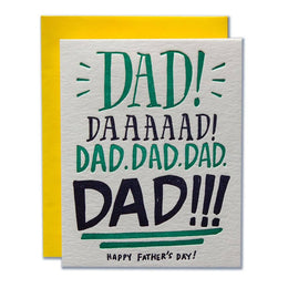 Dad Yelling, Ladyfingers Letterpress