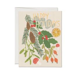 Holiday Green Boxed Set, Red Cap Cards