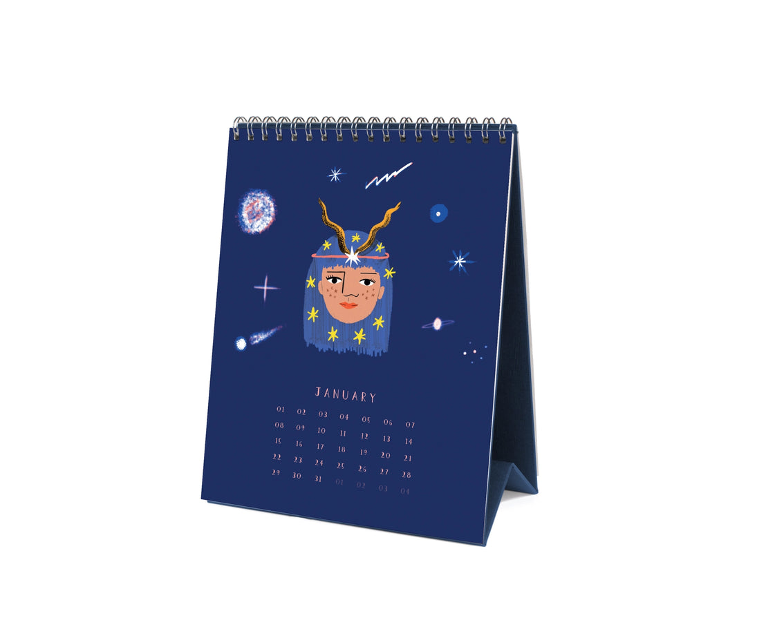 Astrological Desk Calendar 2024