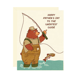 Fly Fishing Bear, Wallflower Paper