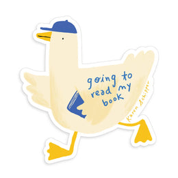 Duck Reader Sticker