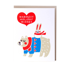 Bear and Bunny Holiday Wishes, Fugu Fugu Press